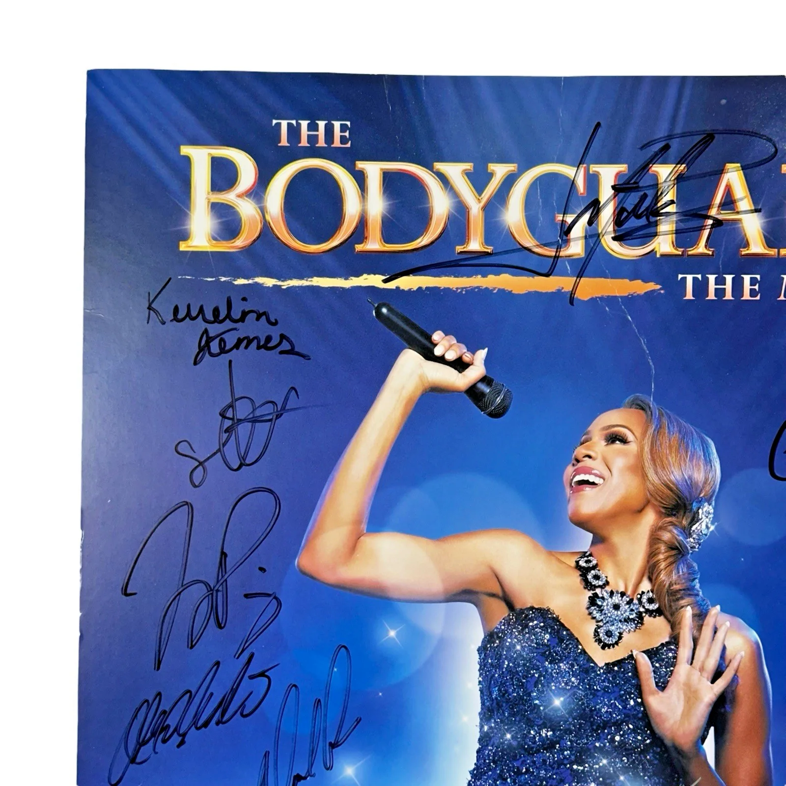 THE BODYGUARD The Musical 24”x17” Signed Poster Deborah Cox & Cast Autographs, изображение 2