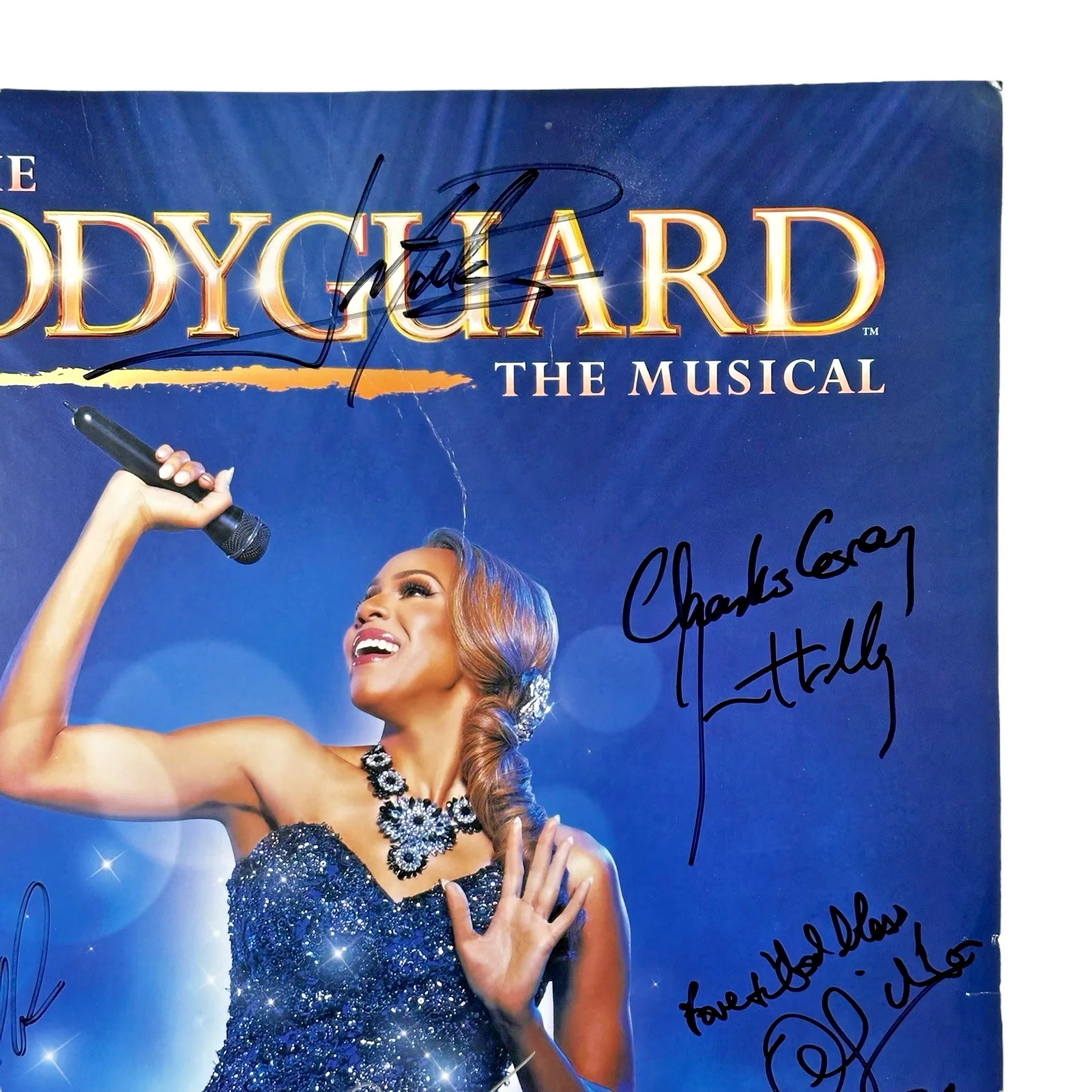 THE BODYGUARD The Musical 24”x17” Signed Poster Deborah Cox & Cast Autographs, изображение 3