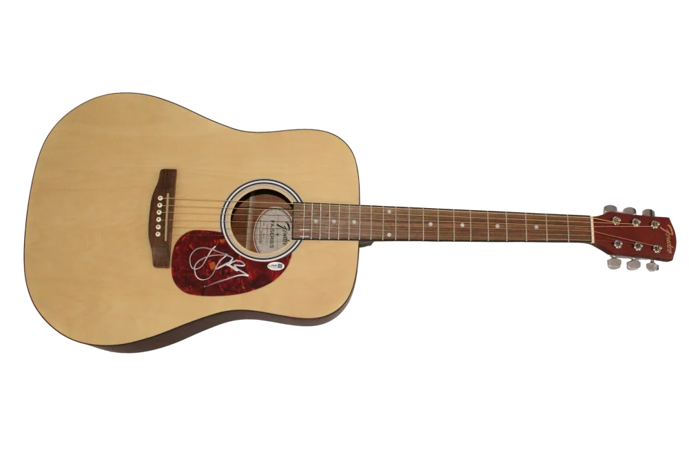 Jim James — Jim James My Morning Jacket Signed Autograph Fender Acoustic Guitar w/ JSA COA, изображение 2