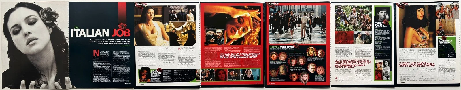 MONICA BELLUCCI - 2003 full page UK magazine poster, image 2