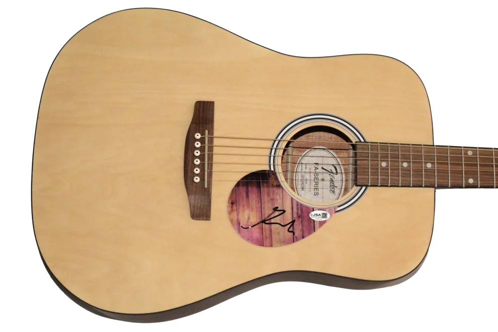 Rick Mitarotonda — Rick Mitarotonda Goose Signed Autograph Full Size Fender Acoustic Guitar JSA COA