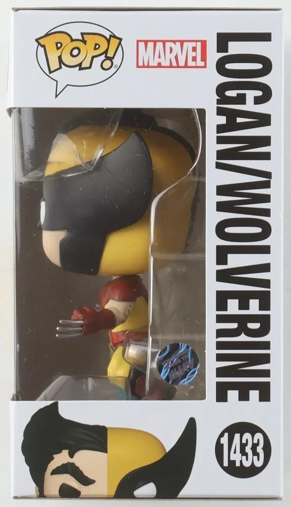 HUGH JACKMAN — HUGH JACKMAN SIGNED AUTOGRAPH FUNKO POP 1433 LOGAN MARVEL WOLVERINE (AWM), image 2