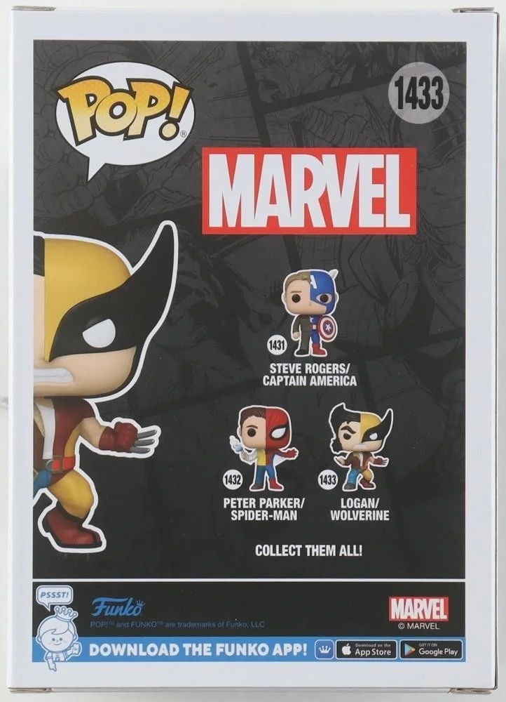 HUGH JACKMAN — HUGH JACKMAN SIGNED AUTOGRAPH FUNKO POP 1433 LOGAN MARVEL WOLVERINE (AWM), image 3