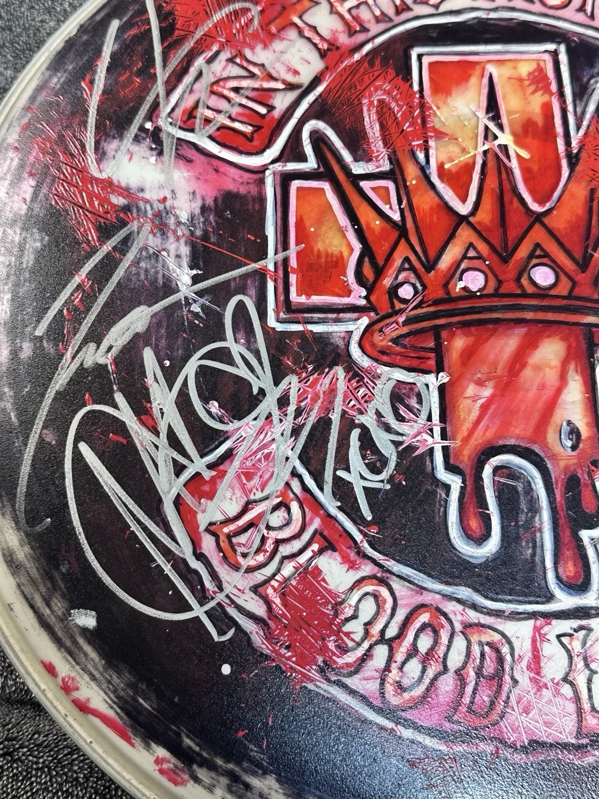 Autographed Drum Head In This Moment From 2015 Lynchburg Va Show, image 4