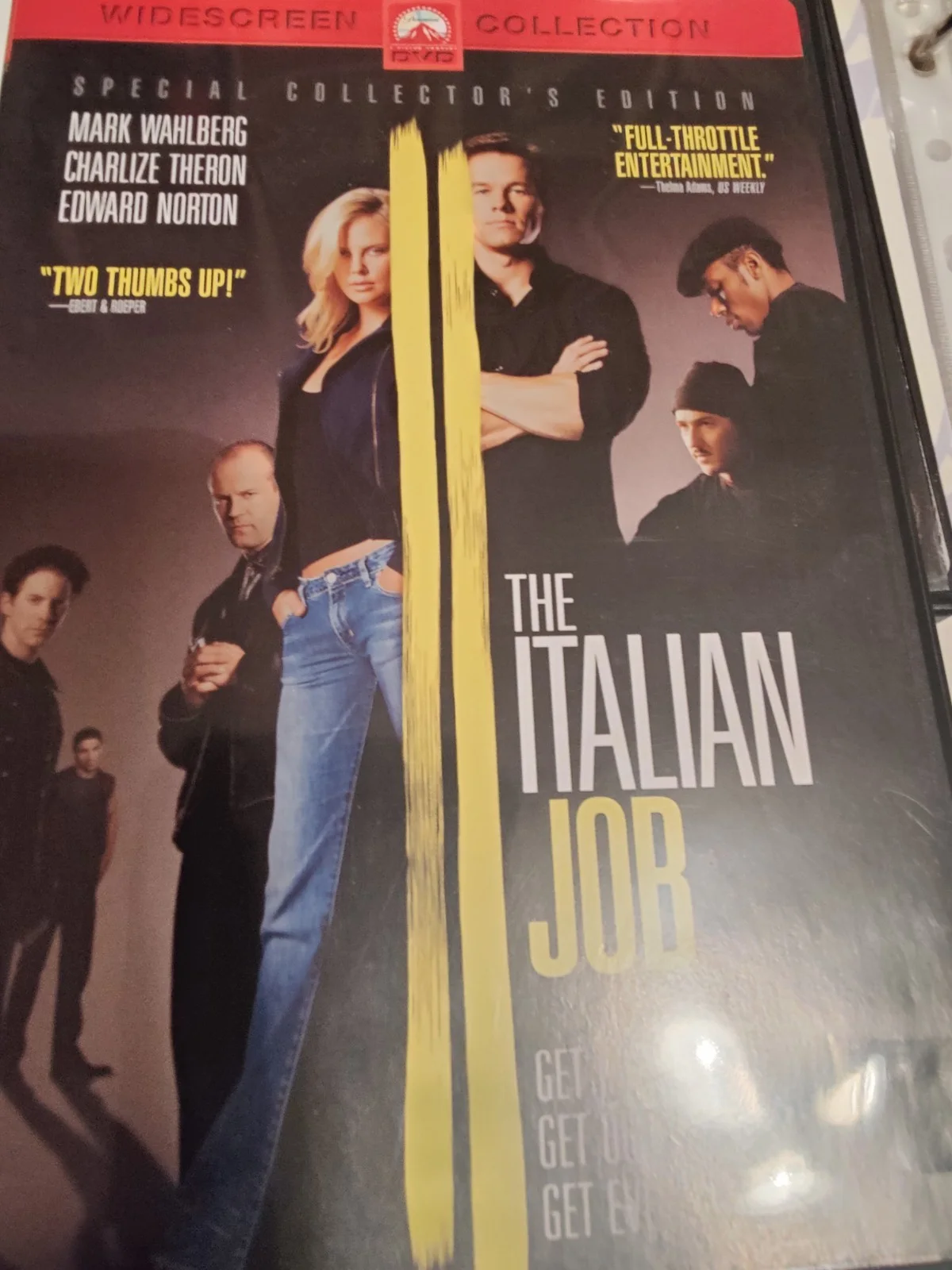 Movie Star Mark Wahlberg Autographed The Italian Job Inside Cover w DVD, изображение 3