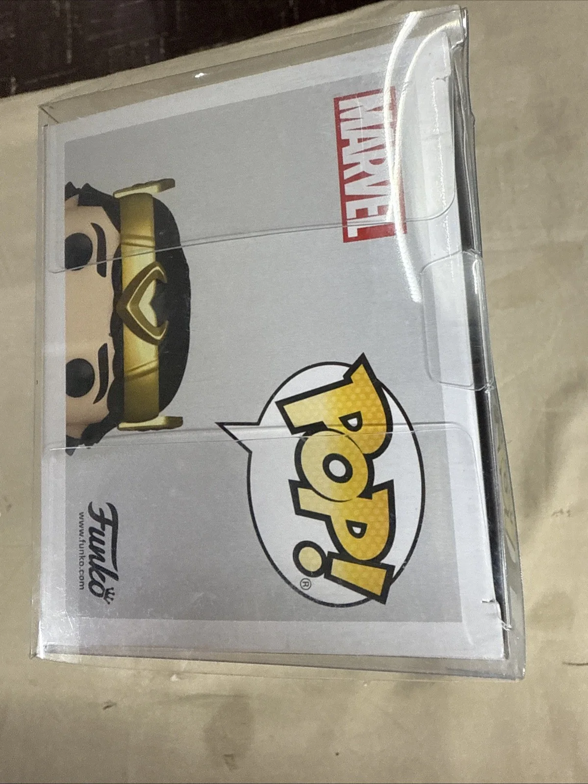 Tom Hiddleston — Tom Hiddleston signed Kid Loki Funko Pop Avengers Endgame 900 Funko Exclusive, image 5
