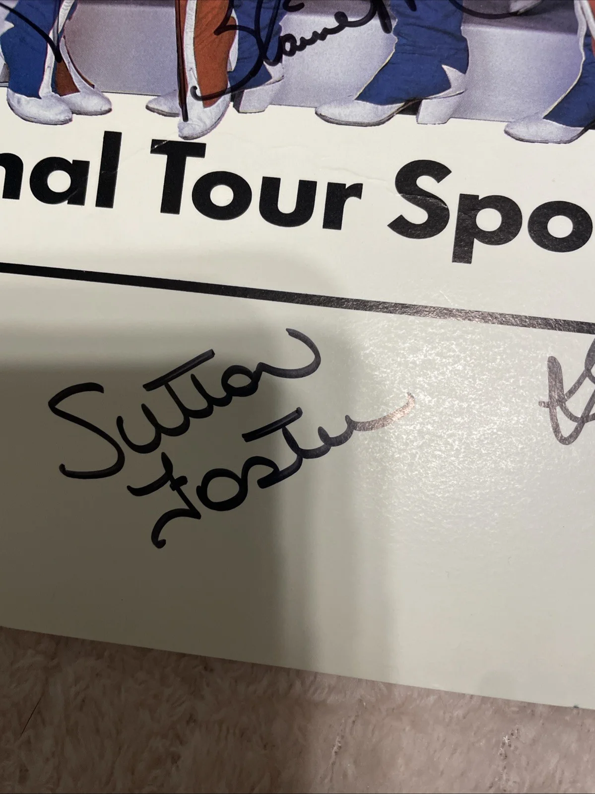 Will Rogers Follies Keith Carridine Tour Broadway Poster Cast Signed Sutton, изображение 2