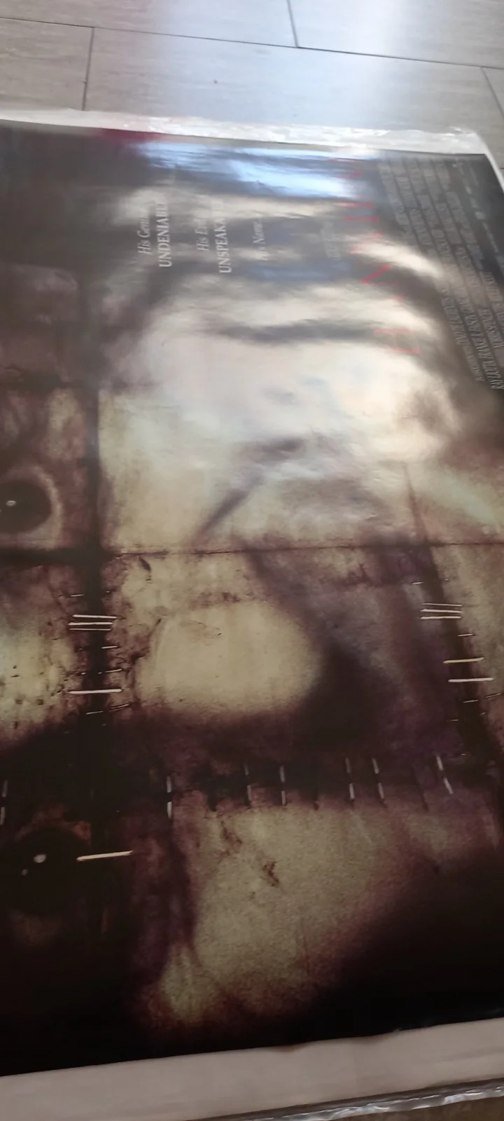 Hannibal (2000) D/S UK Quad Poster, Rare Gruesome Recalled / Withdrawn Version, image 3
