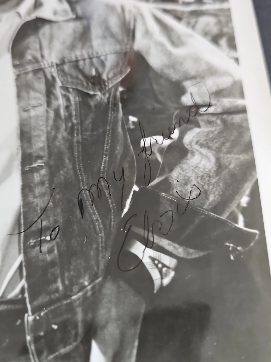 Elvis Presley Pen Hand Written "To My Friend" Photo 8"X10", изображение 2