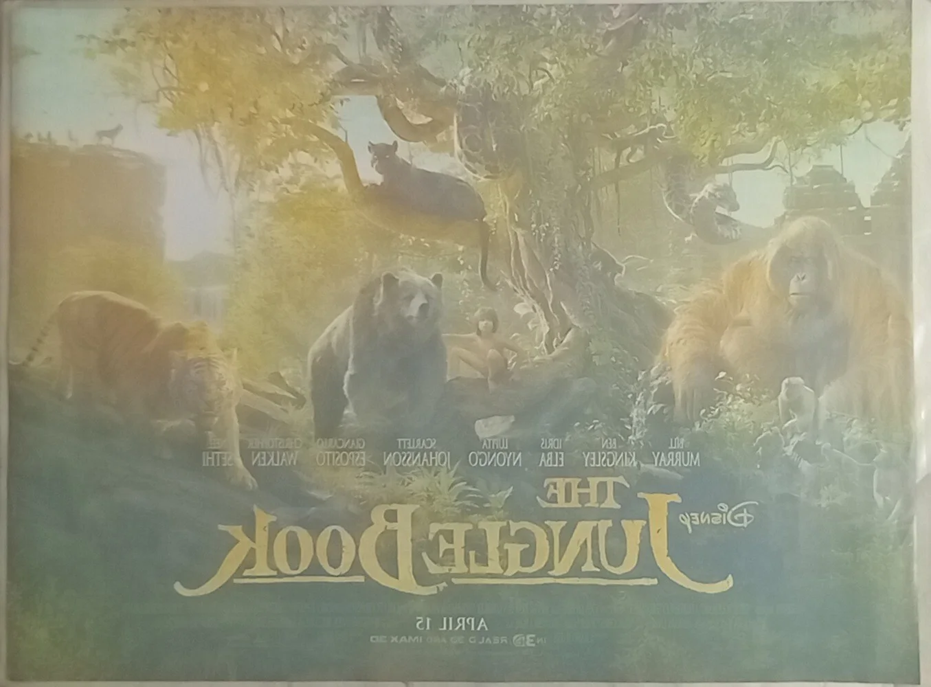 The Jungle Book (2016) Original D/S UK Quad Cinema Poster, Neel Sethi, изображение 3