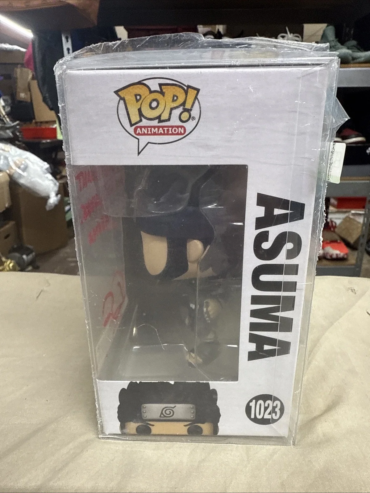 Doug Erholtz — DOUG ERHOLTZ Signed NARUTO FUNKO POP Hot Topic Exclusive ASUMA Autograph, изображение 2
