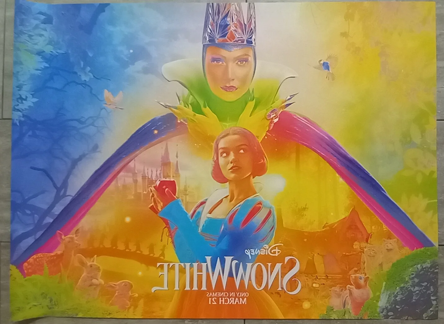 Snow White (2025) D/S UK Quad Poster, Rachel Zegler, Gal Gadot, Emilia Faucher, изображение 2