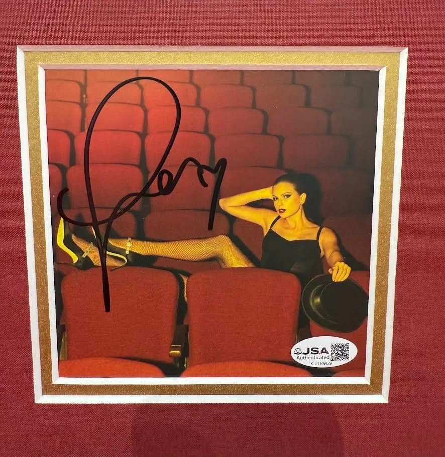 Taylor Swift Autographed Hand Signed Custom Framed Life of a Showgirl CD - JSA, image 2