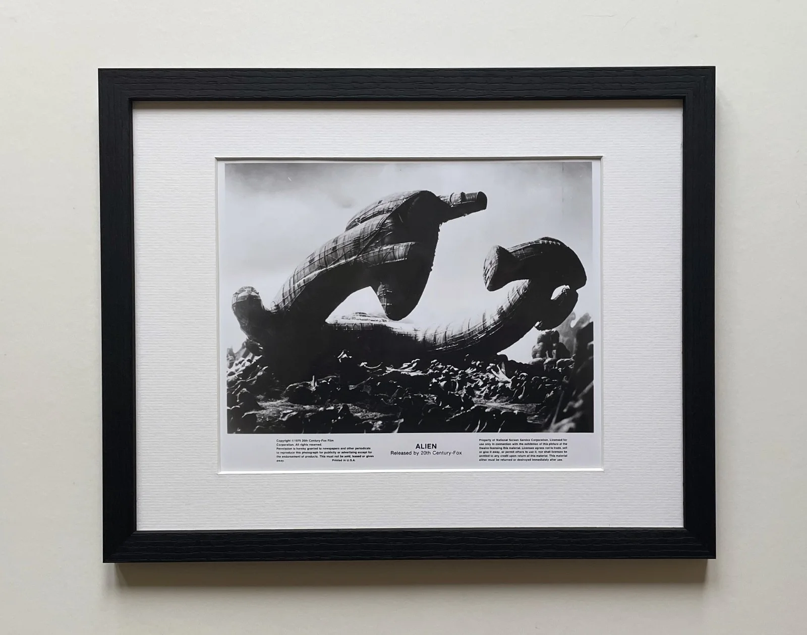 Alien Photo Original Framed 8X10 Inch B&W Press Publicity Still, image 2