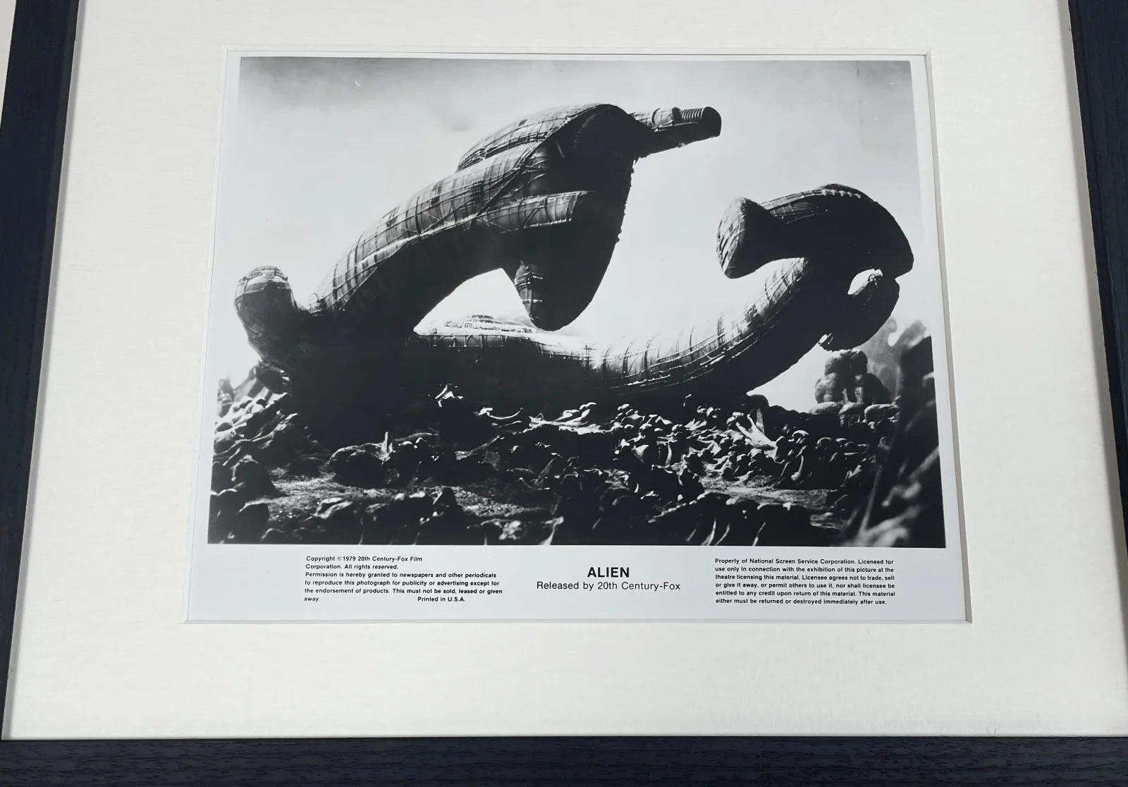 Alien Photo Original Framed 8X10 Inch B&W Press Publicity Still, image 3