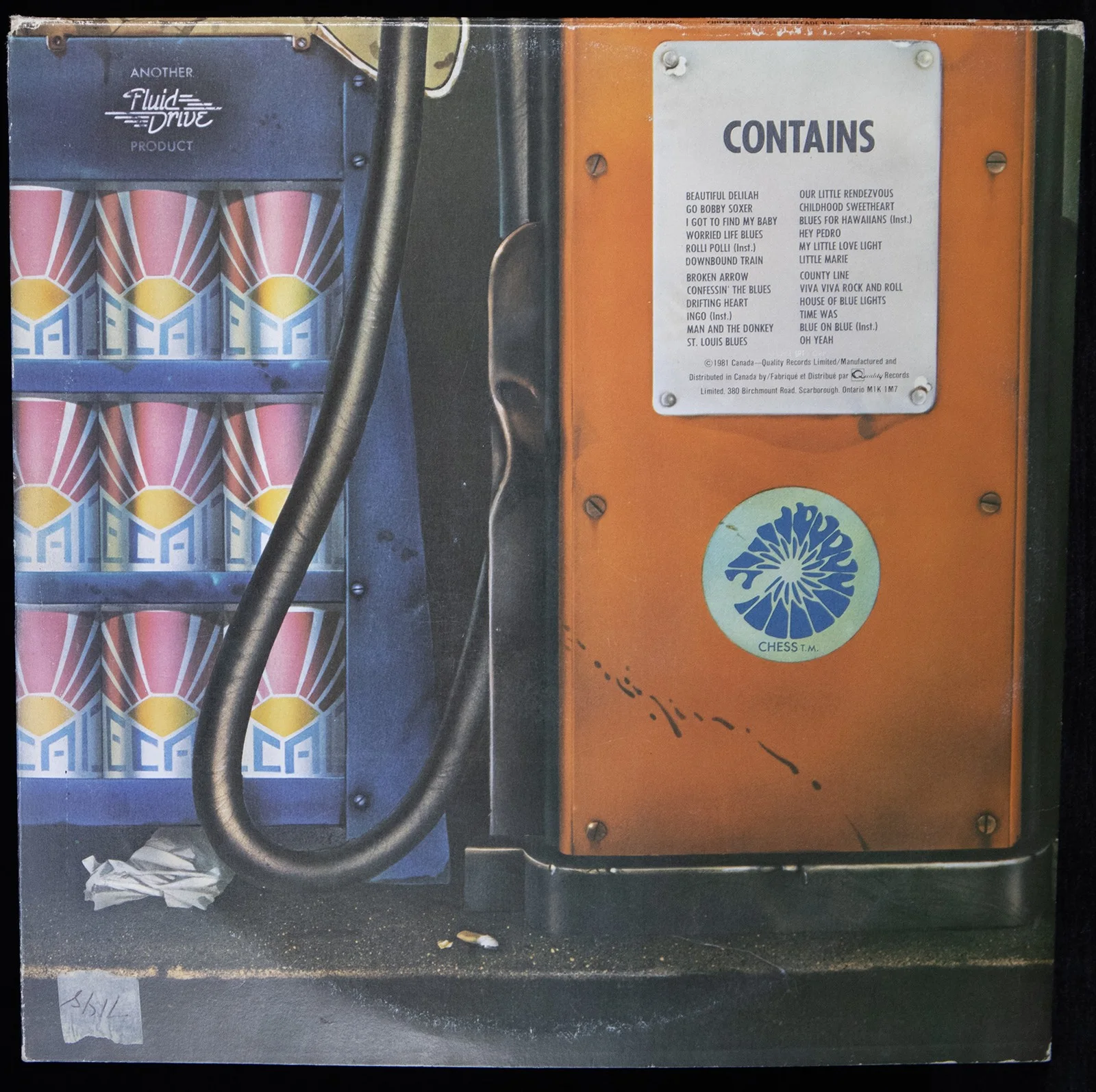 Chuck Berry — CHUCK BERRY - RECORD ALBUM COVER SIGNED, image 3