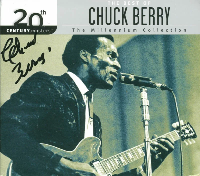 Chuck Berry — CHUCK BERRY - DVD/CD COVER SIGNED, image 2