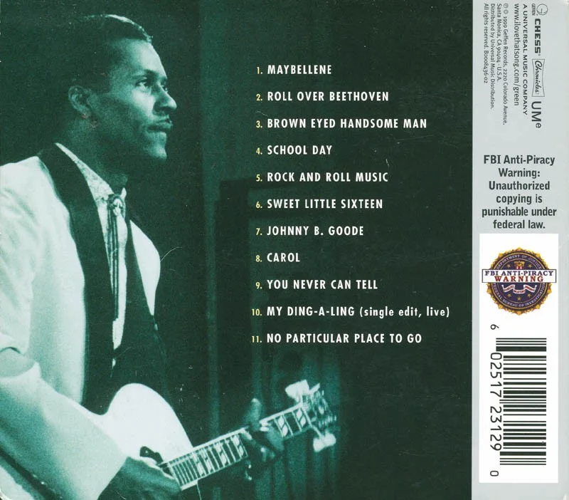 Chuck Berry — CHUCK BERRY - DVD/CD COVER SIGNED, image 3