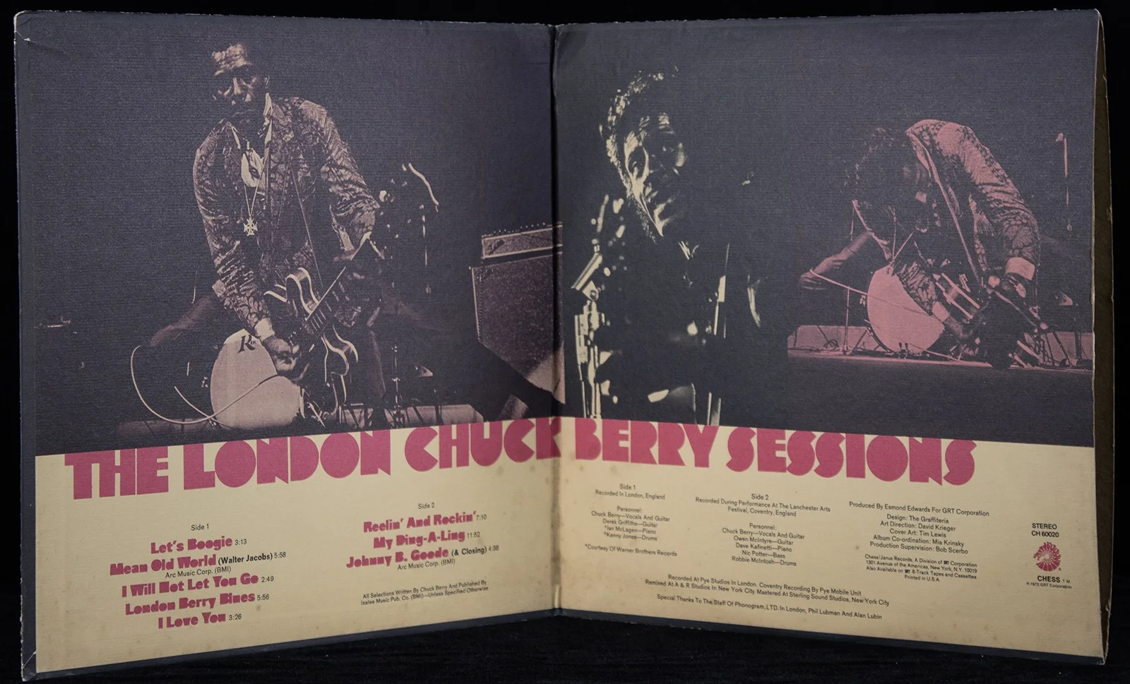 Chuck Berry — CHUCK BERRY - RECORD ALBUM COVER SIGNED, image 3