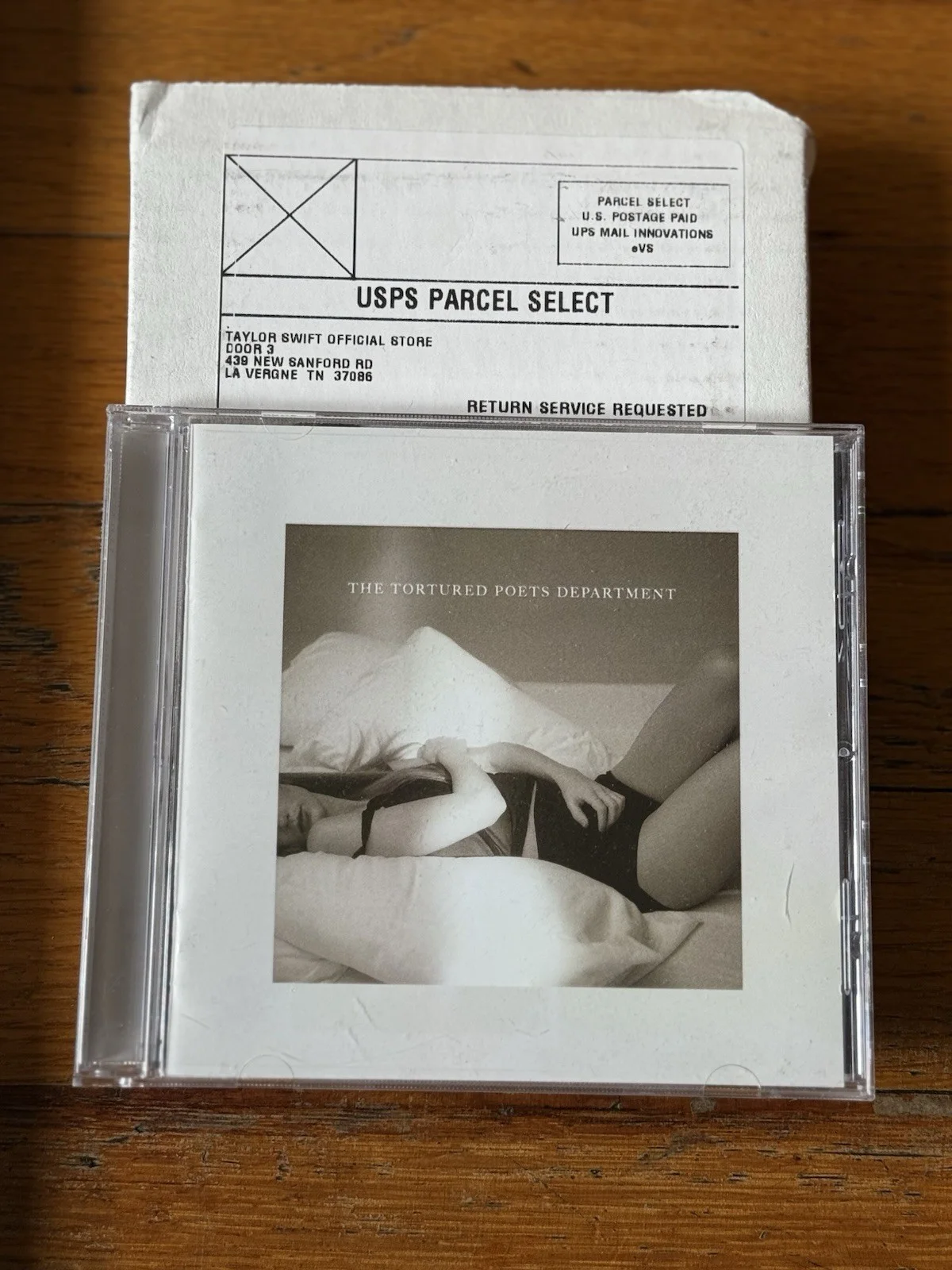 Taylor Swift The Tortured Poets Department Framed CD & Signed Insert with HEART, image 4