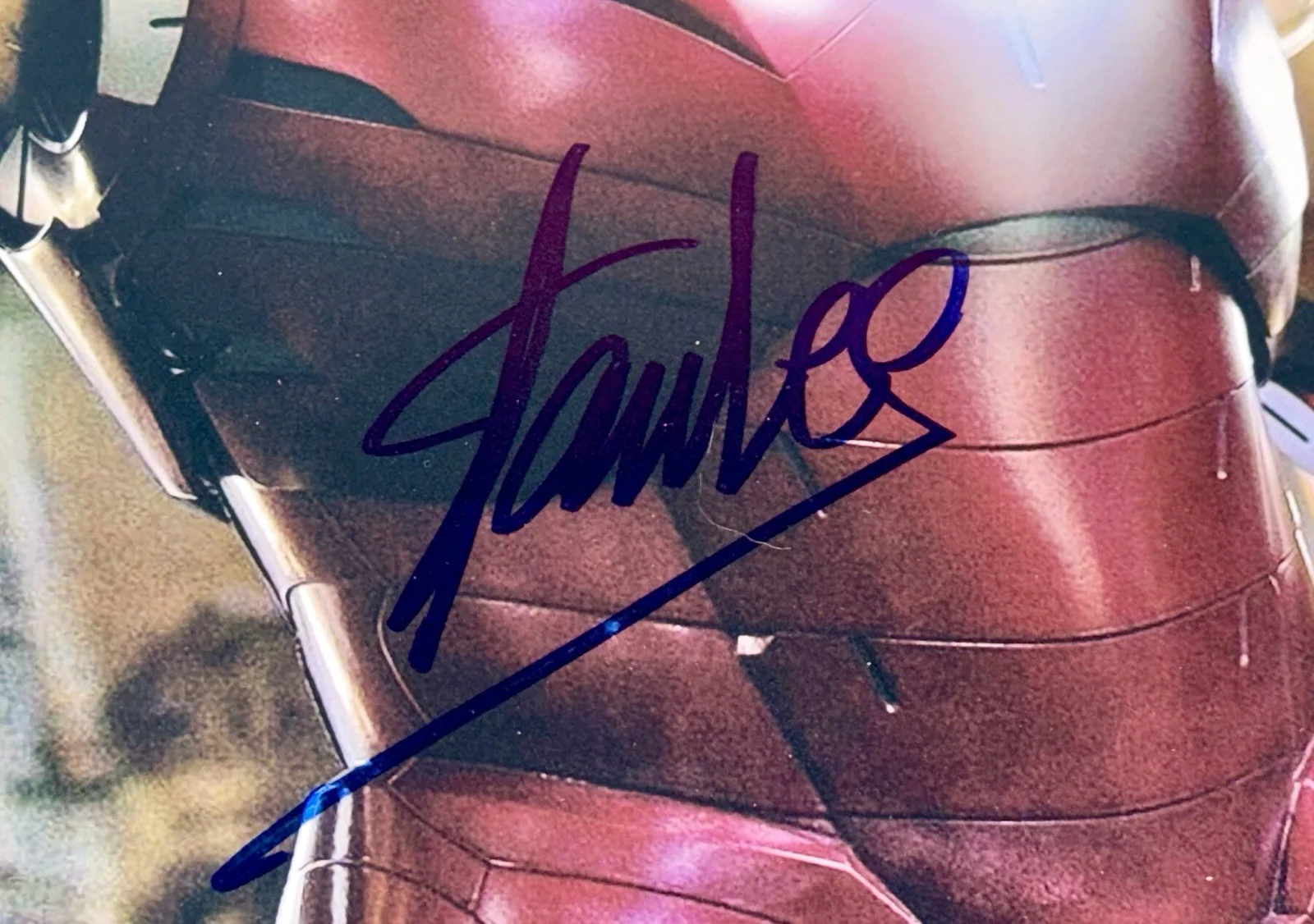 Stan Lee — Stan Lee signed Photo Iron Man movie 11x14 inch beckett coa, изображение 2