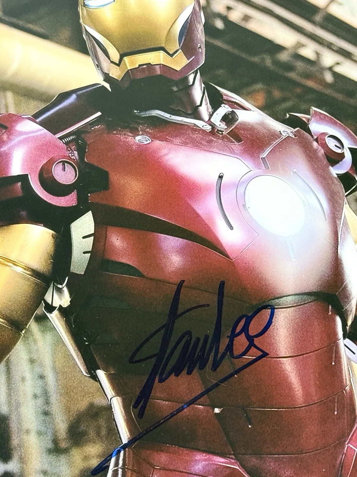 Stan Lee — Stan Lee signed Photo Iron Man movie 11x14 inch beckett coa, изображение 3