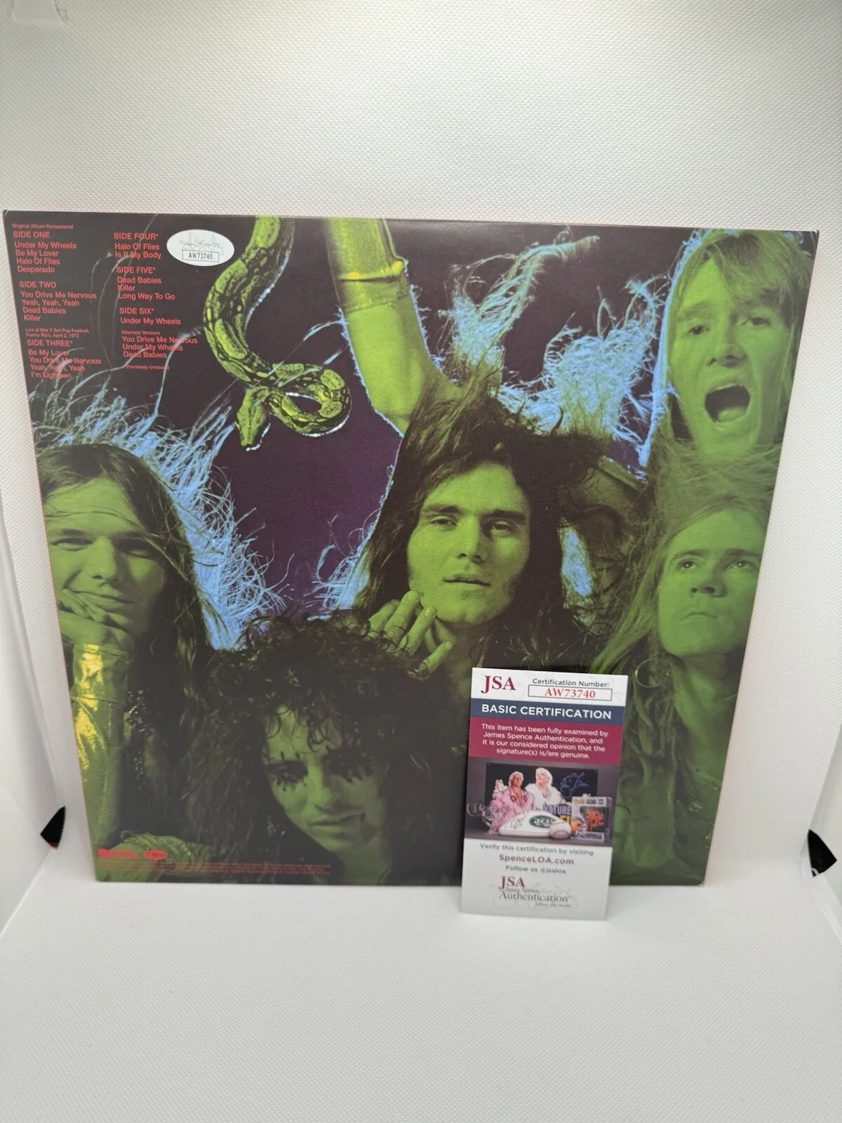 ALICE COOPER SIGNED VINYL KILLER JSA COA AUTOGRAPHED RECORD 3 LP SET 2023 ALBUM, изображение 3