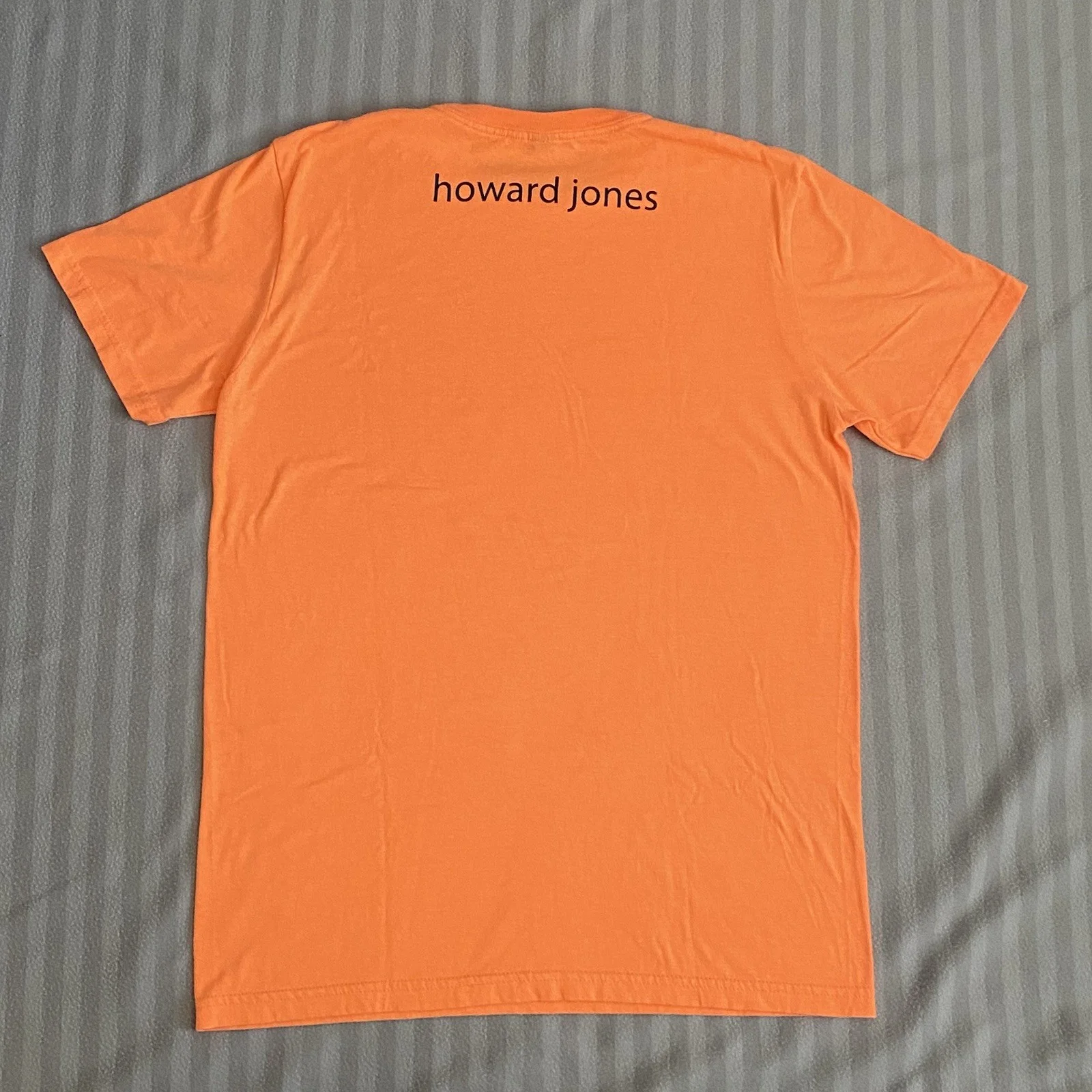 Howard Jones Signed Concert T-shirt 2015 Small~Orange~Things Can Only Get Better, изображение 4