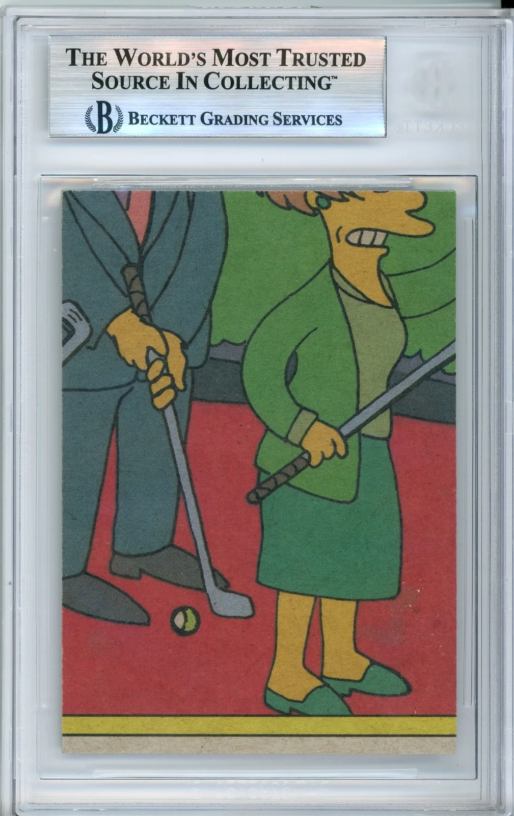 Dan Castellaneta — Dan Castellaneta Homer Signed Topps Simpsons Card #27 Beckett Authentic Auto BAS, изображение 2