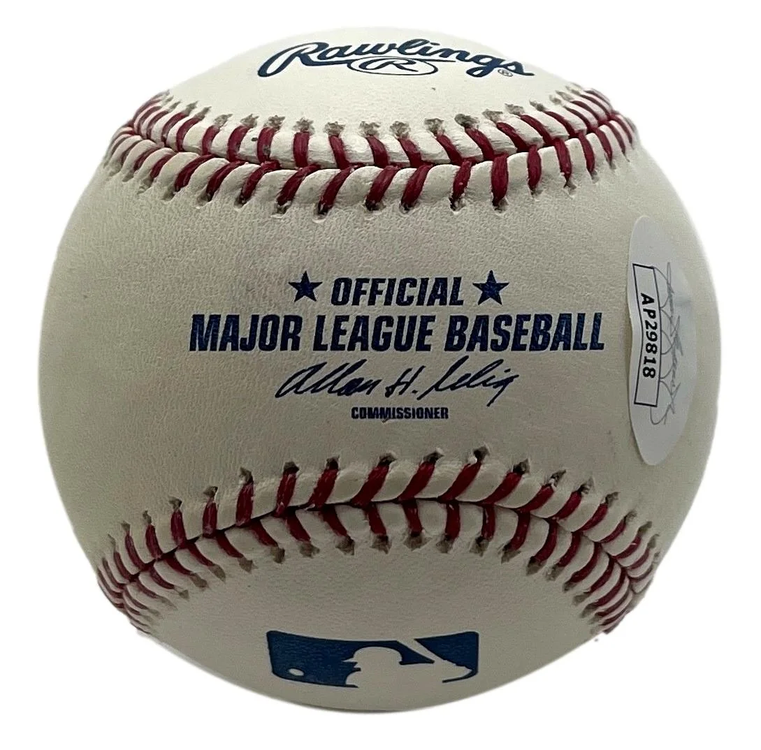 Rudy Guliani Signed/Autographed OML Baseball New York Mayor JSA 201211, image 2