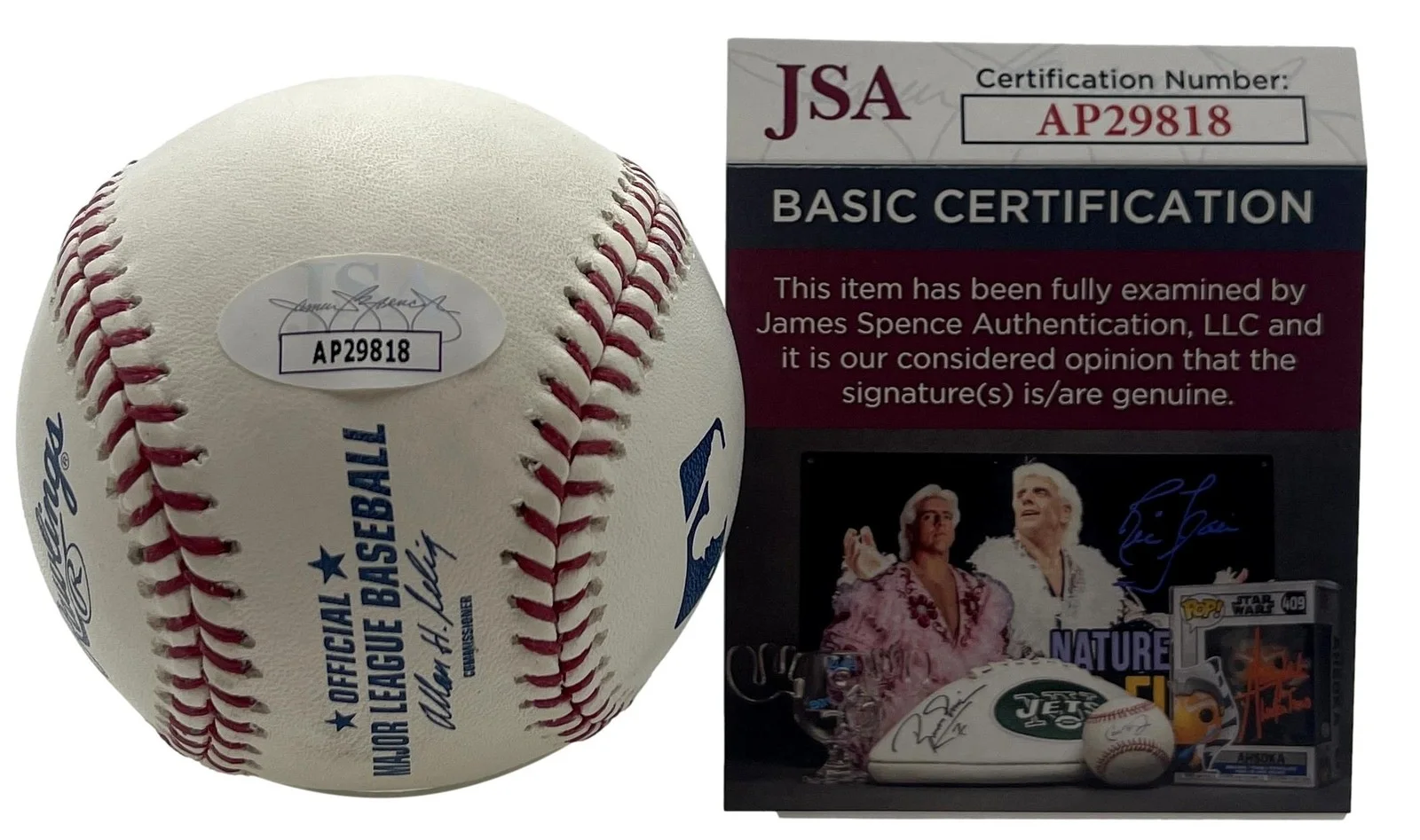 Rudy Guliani Signed/Autographed OML Baseball New York Mayor JSA 201211, image 3