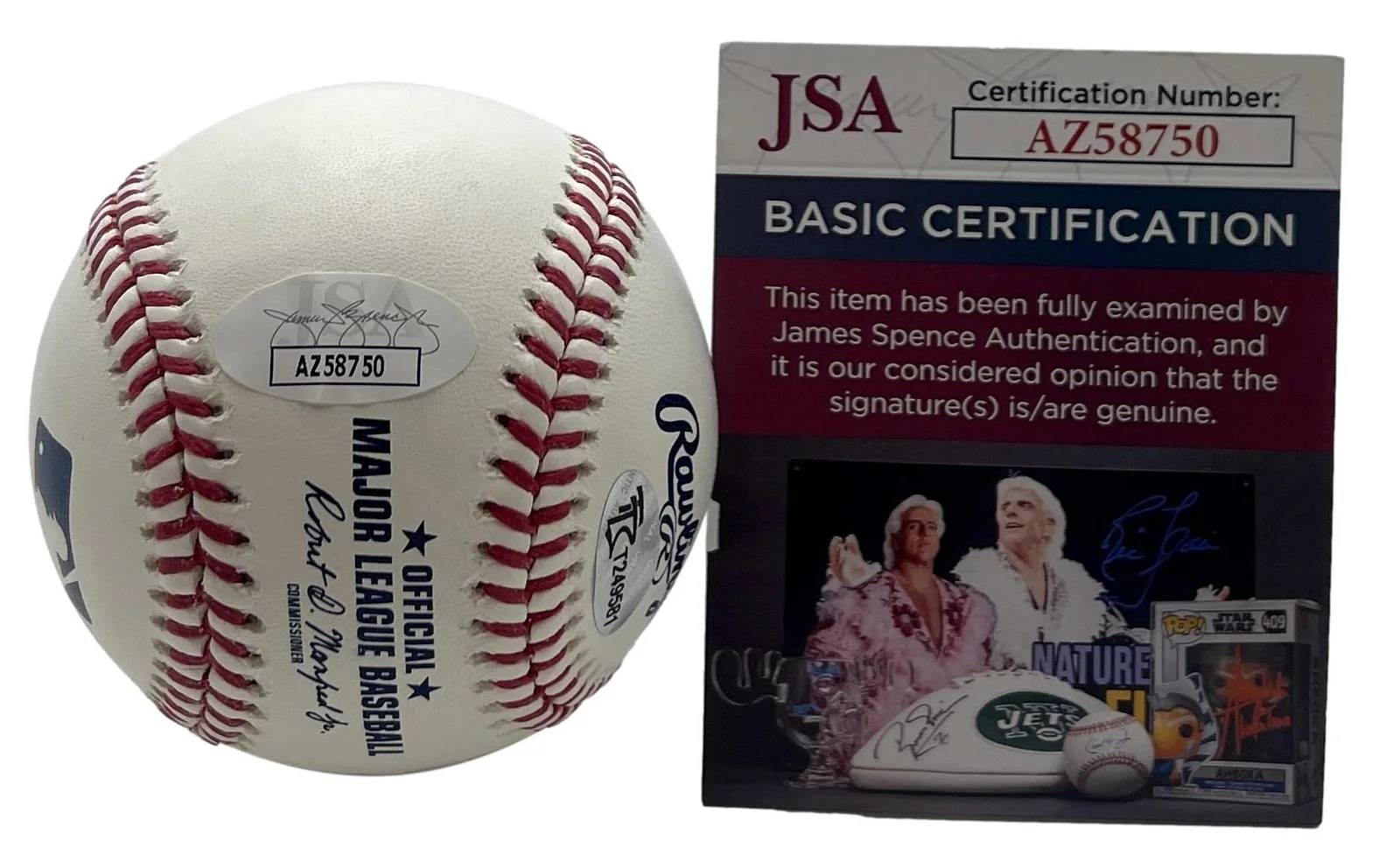 Ace Frehley Signed/Autographed OML Baseball Kiss Guitarist JSA 201202, image 4
