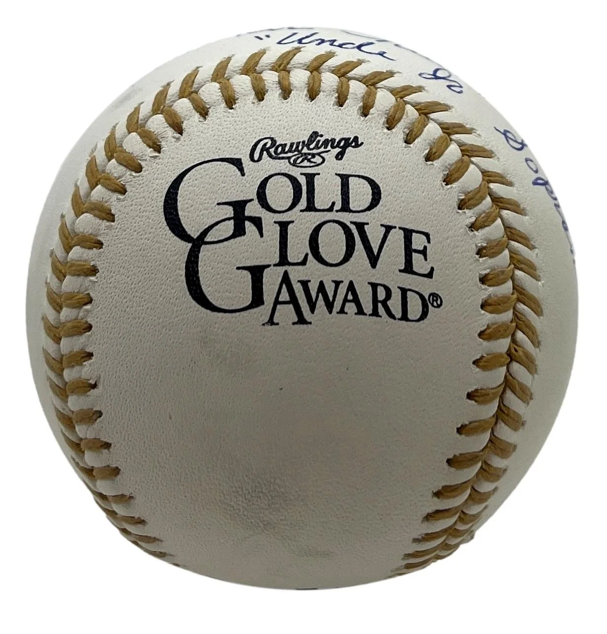 Dominic Chianese Signed/Inscribed Gold Glove Baseball "Sopranos" JSA 201201, image 4