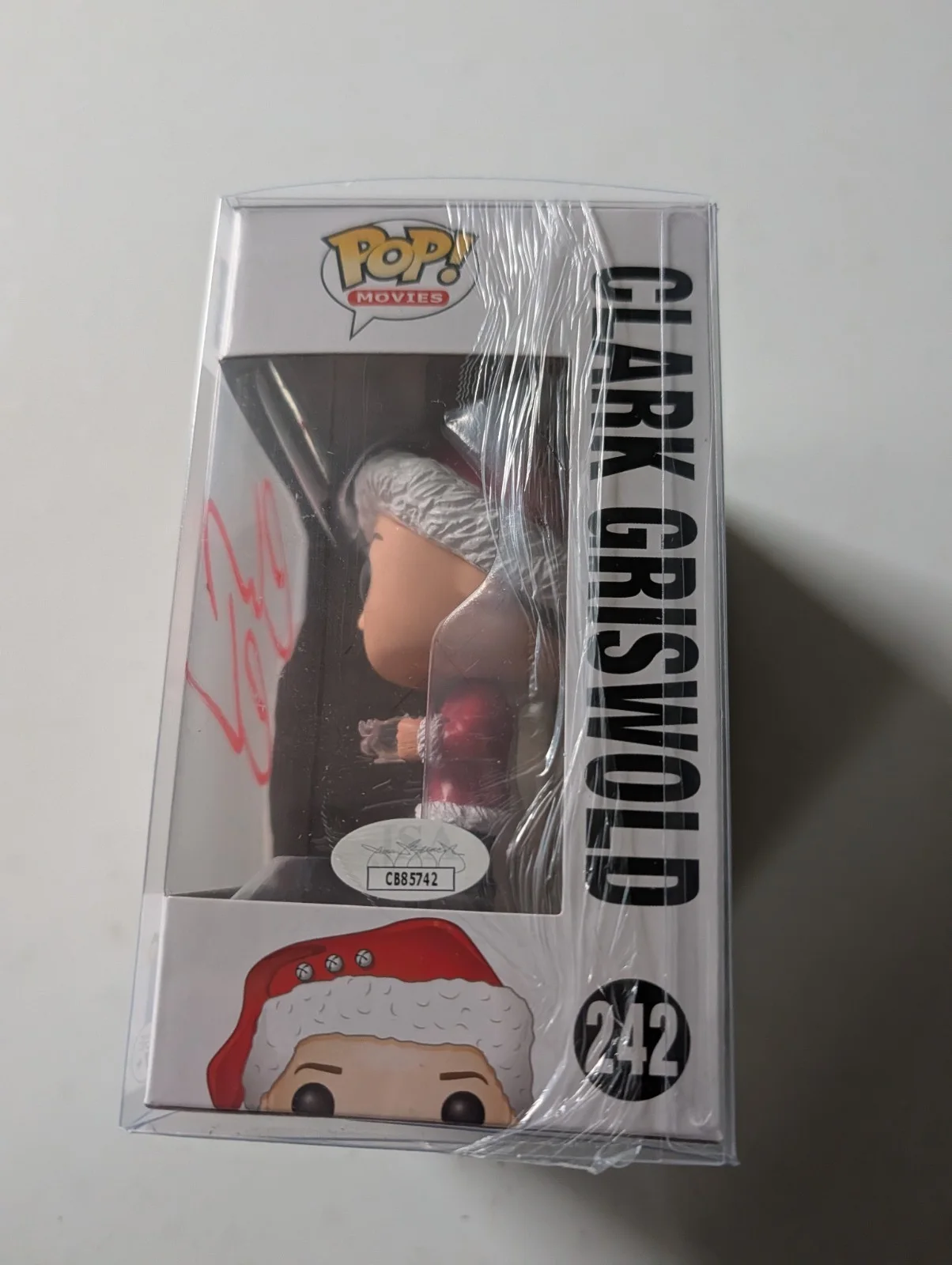 CHEVY CHASE — CHEVY CHASE CHRISTMAS VACATION CLARK GRISWOLD SIGNED FUNKO JSA RED INK +PROTECTO, изображение 5