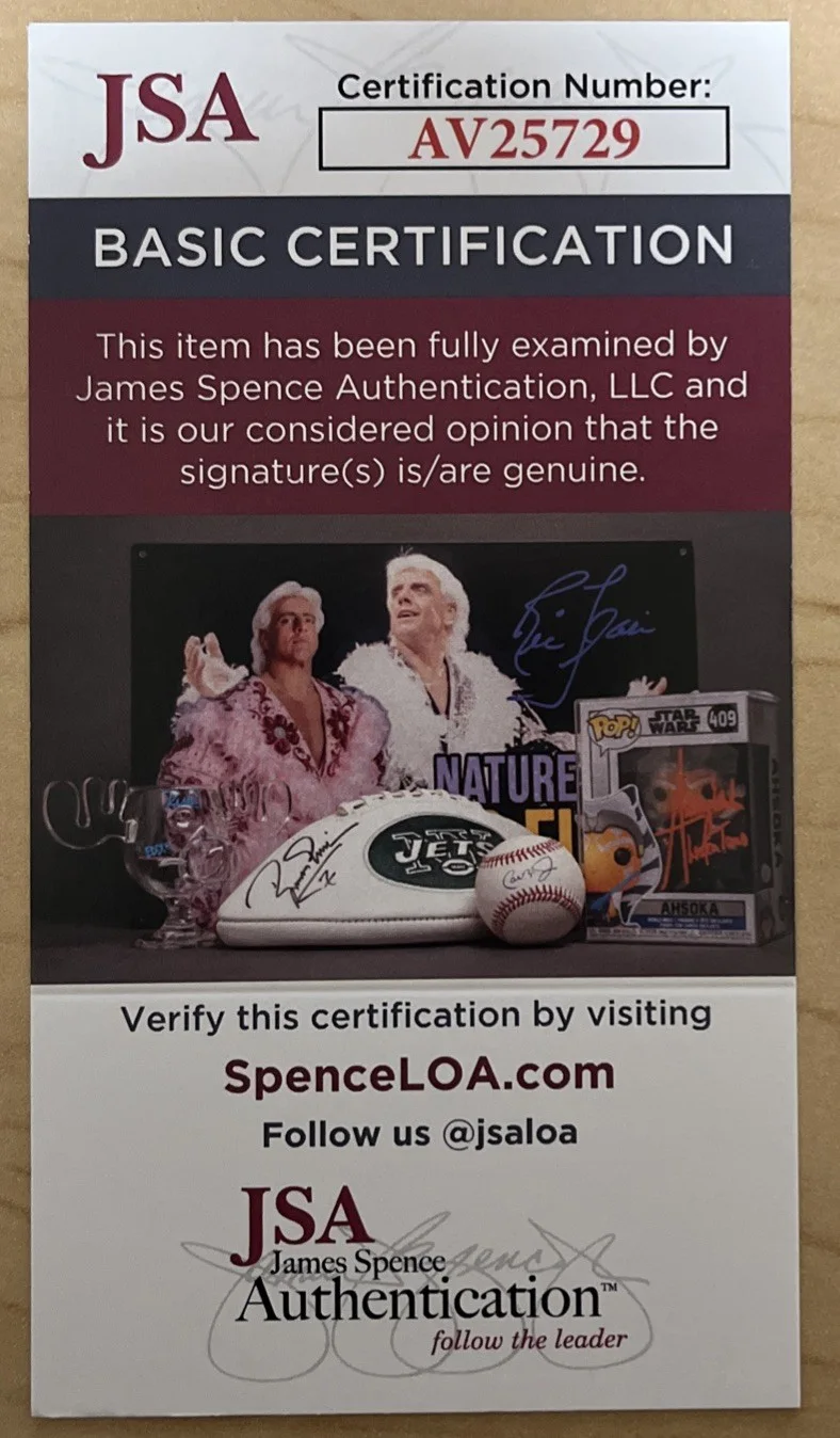 Kirk Douglas — Kirk Douglas Autographed Photo ~ 3.5”x4.5” 1989-1991 ~JSA Authenticated, изображение 2