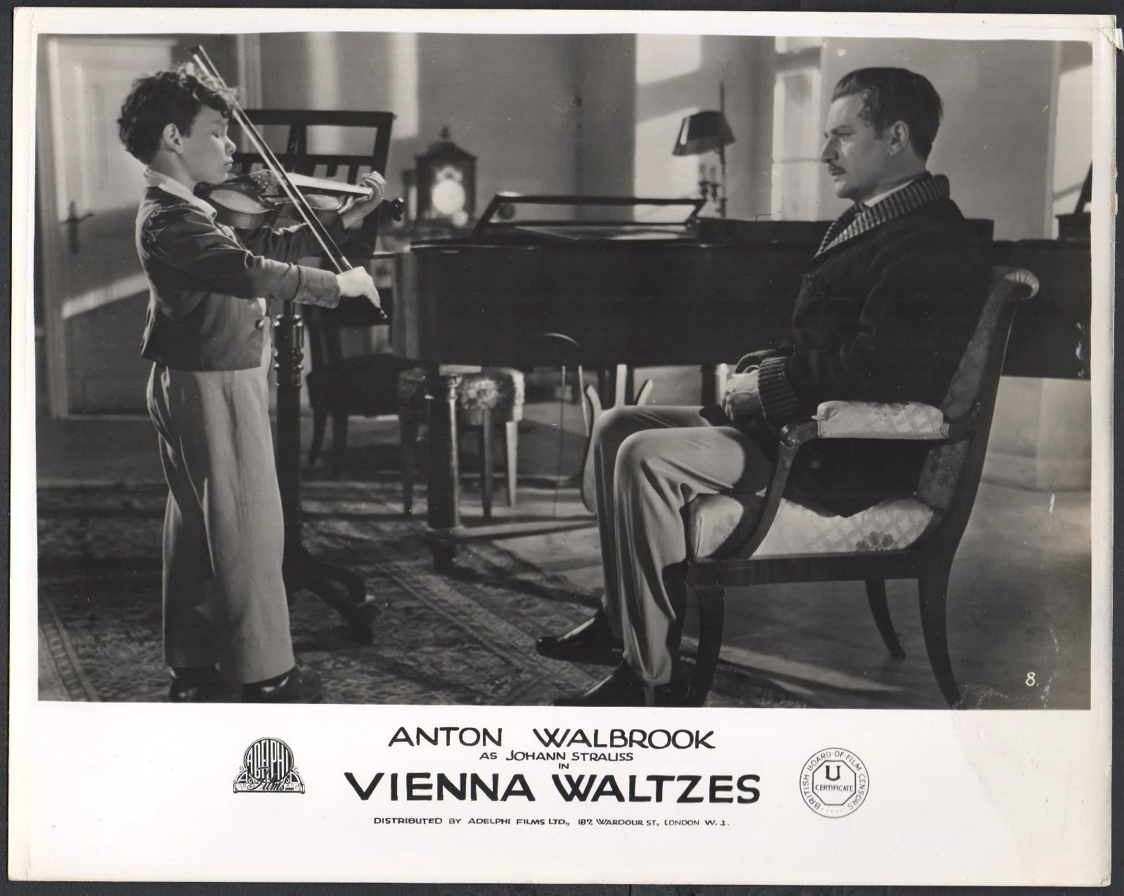 VIENNA WALTZES 1951 Anton Walbrook JOHANN STRAUSS 5 10x8 LOBBY CARDS, изображение 3