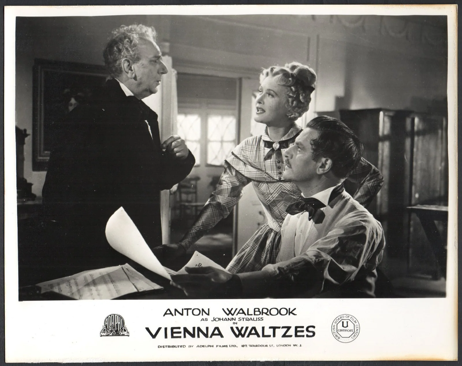 VIENNA WALTZES 1951 Anton Walbrook JOHANN STRAUSS 5 10x8 LOBBY CARDS, изображение 5