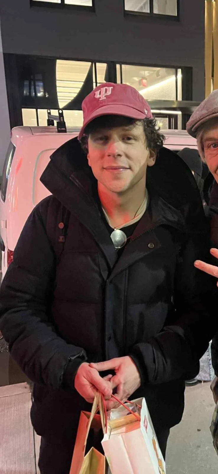 jesse eisenberg — JESSIE EISENBERG Hand Signed NYSM2 🔥 11X17 Photo 📸, изображение 4