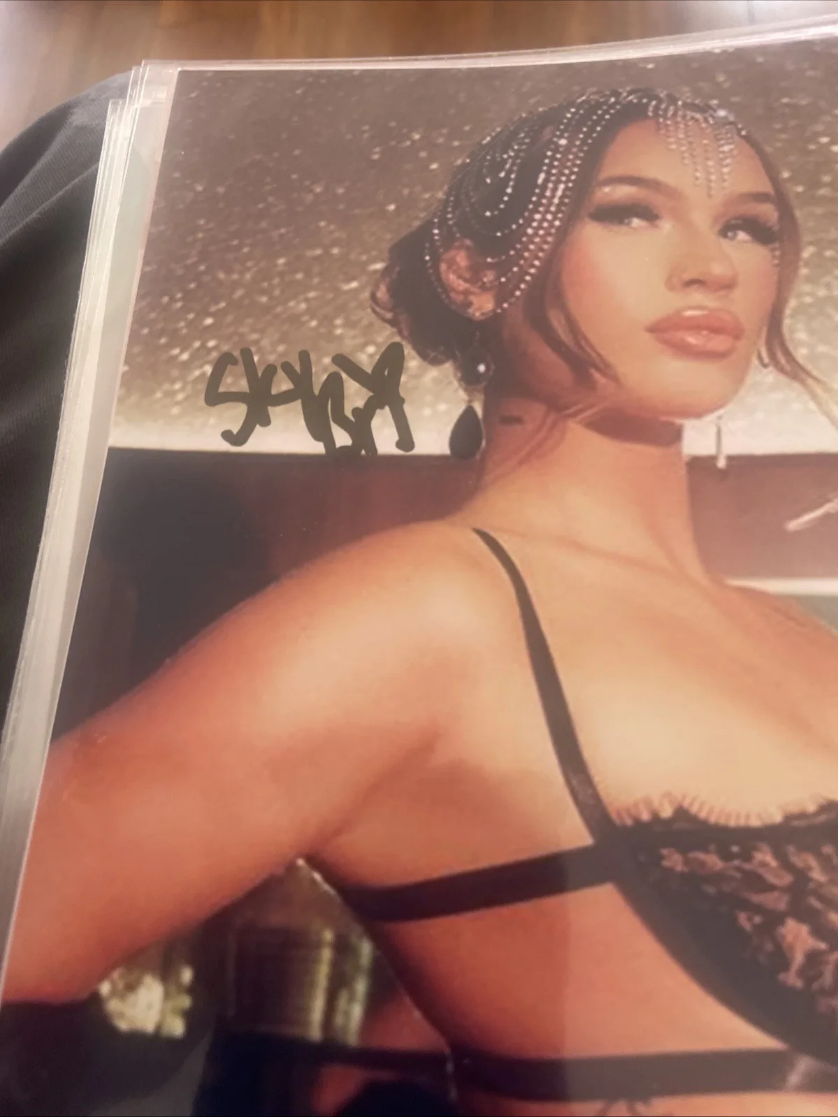 Sky Bri Beautiful Sexy Adult Star Signed Autographed 8x10 Photo COA, изображение 2