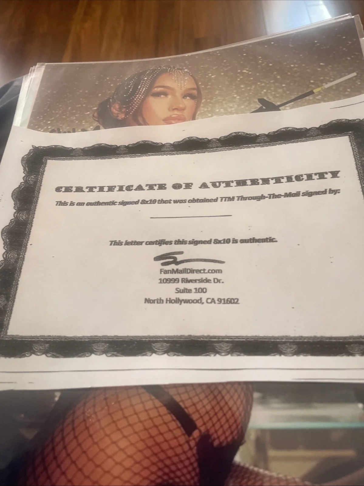 Sky Bri Beautiful Sexy Adult Star Signed Autographed 8x10 Photo COA, изображение 3