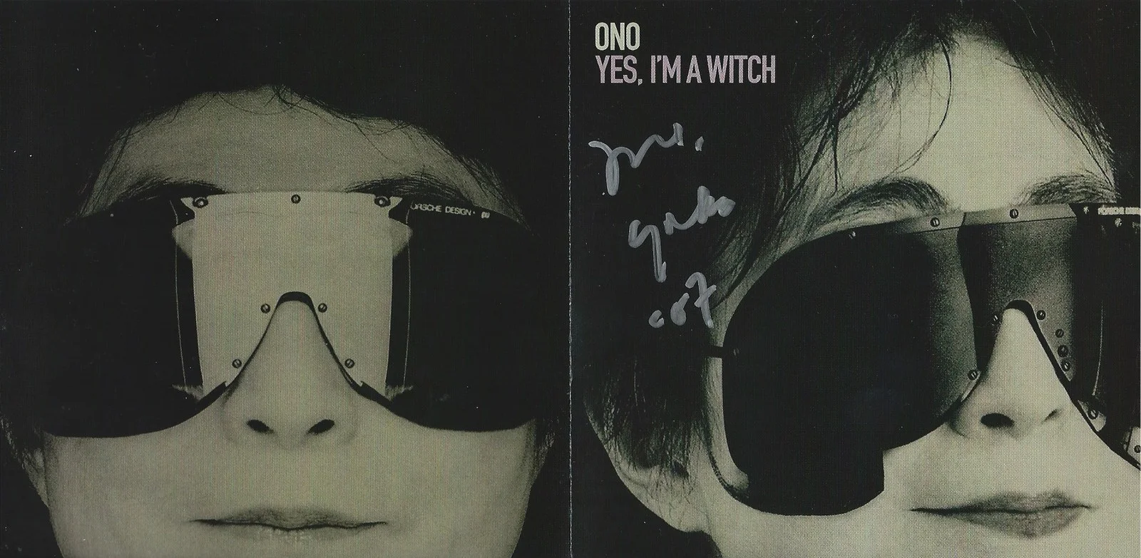 Yoko Ono signed Yes, I'm A Witch CD in person. John Lennon Beatles. Brand New, изображение 2