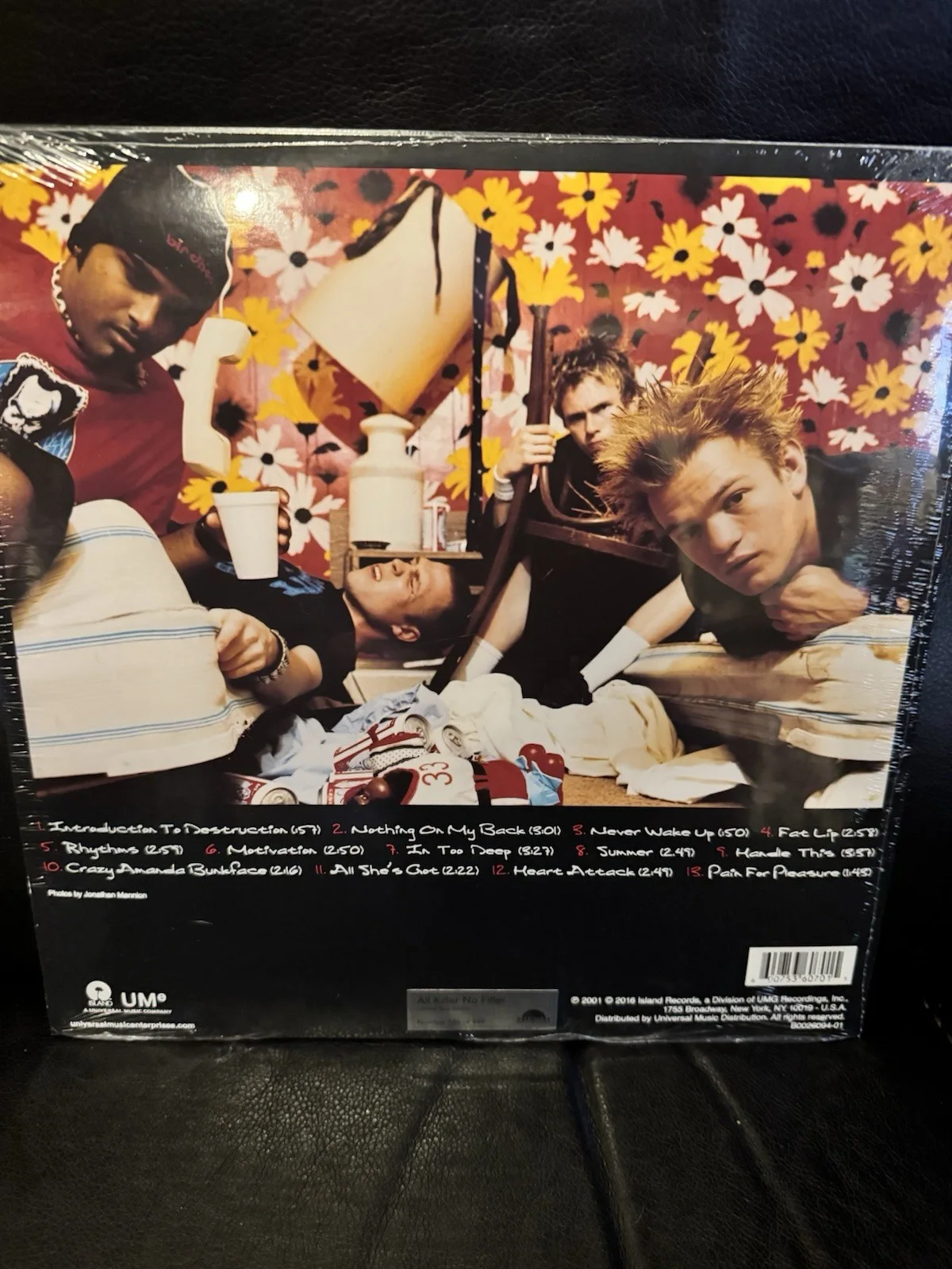 Sum 41 All Killer No Filler Vinyl Signed by Deryck Whibley Autographed, изображение 2