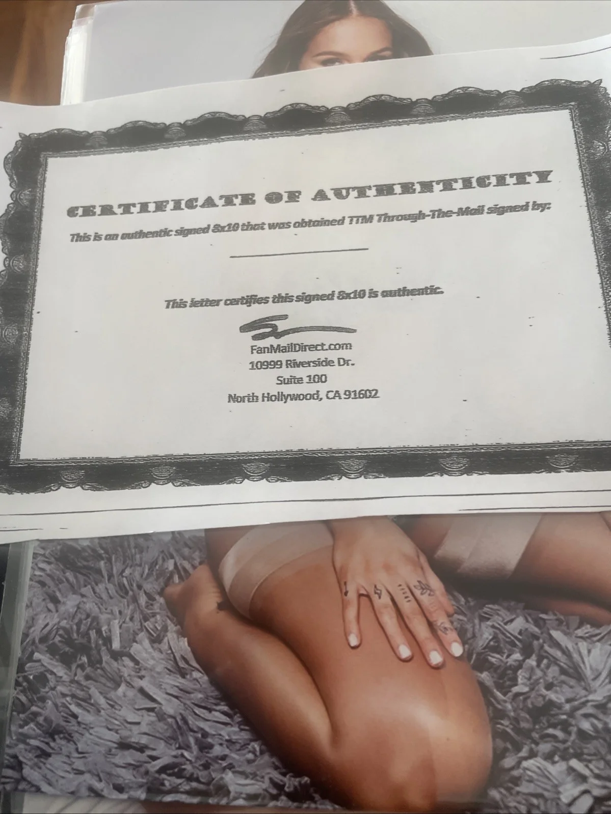 Sky Bri Beautiful Sexy Adult Star Signed Autographed 8x10 Photo COA, изображение 3