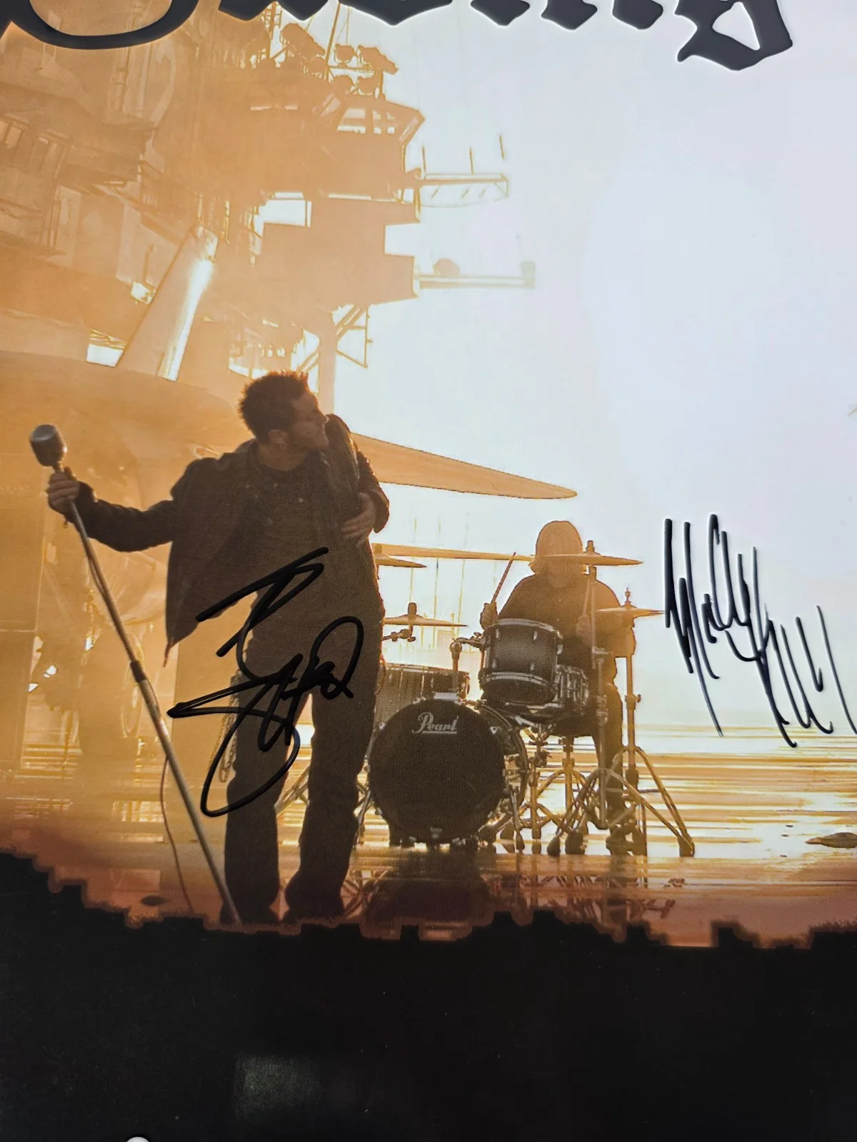 Saving Abel Full Band Signed/Autographed 2009 Poster 18inx24in - #1 Jared Weeks, image 5