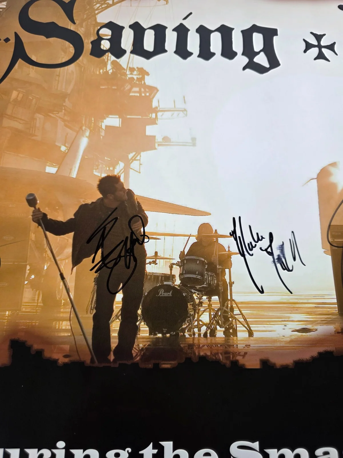 Saving Abel Full Band Signed/Autographed 2009 Poster 18inx24in - #2 Jared Weeks, изображение 4