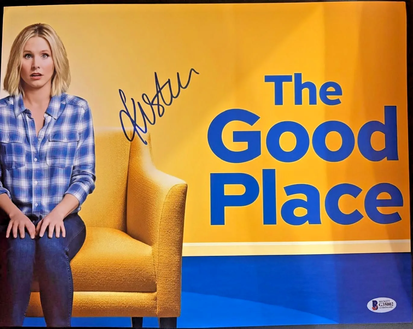 Kristen Bell — KRISTEN BELL SIGNED AUTOGRAPHED 11x14 PHOTO THE GOOD PLACE FROZEN BECKETT BAS