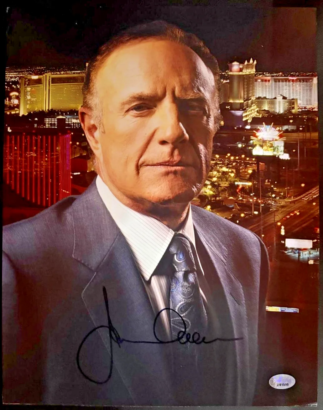James Caan — JAMES CAAN SIGNED AUTOGRAPHED 11X14 PHOTO LAS VEGAS THE GODFATHER RARE PSA COA