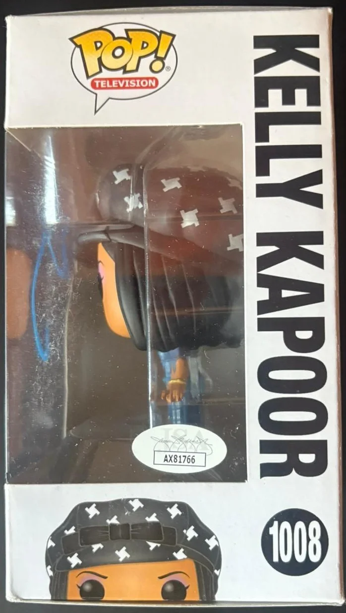 Mindy Kaling — MINDY KALING SIGNED AUTOGRAPHED FUNKO POP KELLY KAPOOR THE OFFICE RARE JSA COA A, изображение 3
