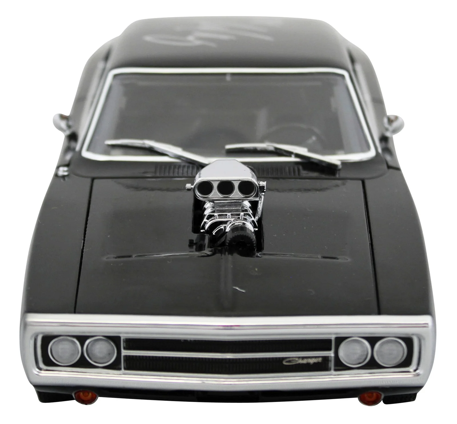 Michelle Rodriguez — Michelle Rodriguez "Letty" Signed 1970 Dodge Charger 1:18 Scale Die Cast Car BAS, image 4