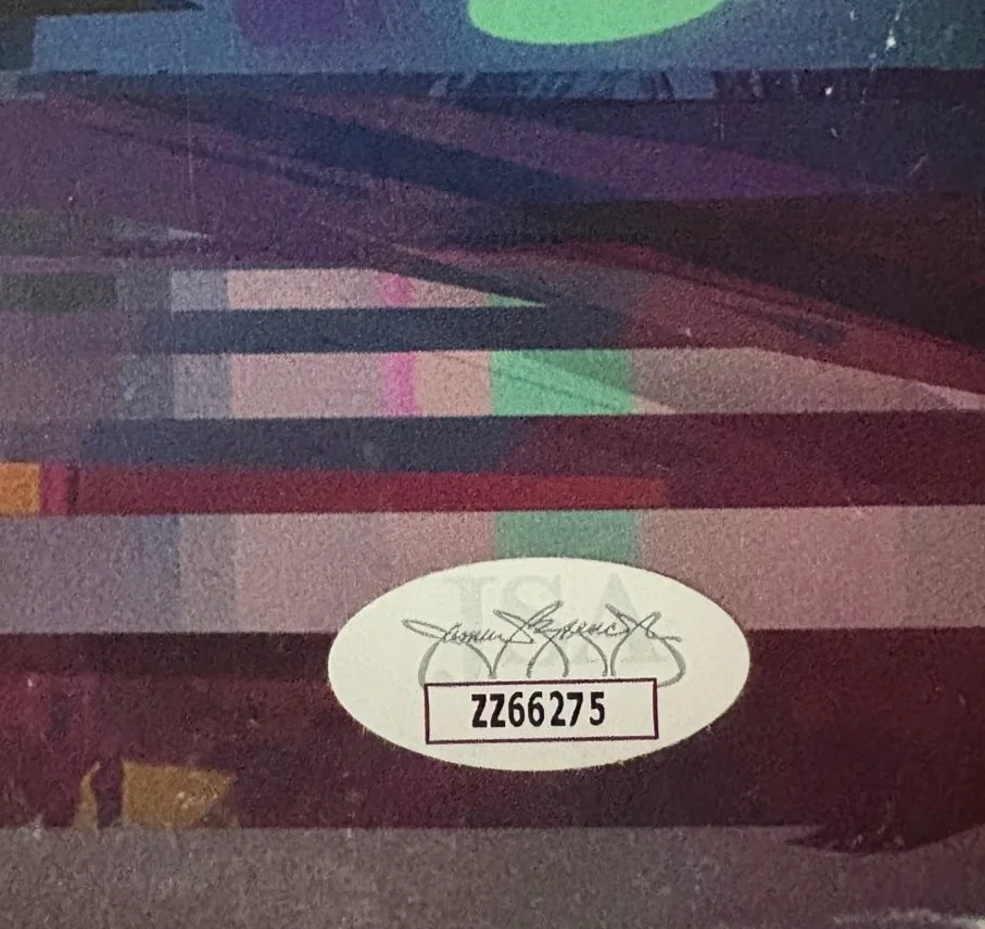 Kid Cudi — KID CUDI SIGNED AUTOGRAPHED ENTERGALACTIC THEME ALBUM COVER VINYL JSA COA A, image 3